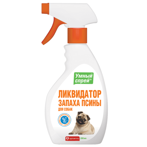 УМНЫЙ СПРЕЙ Ликвидатор запаха псины д/собак, фл.200мл