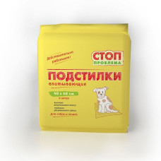 Подстилки впитывающие СТОП-ПРОБЛЕМА гелевые 40х60 8шт/уп