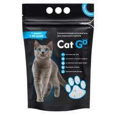 Наполнитель д/кош.туалета Cat Go Силикагель 3,5 кг 8л