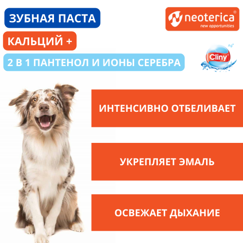 КЛИНИ Зубная паста кальций + 75мл