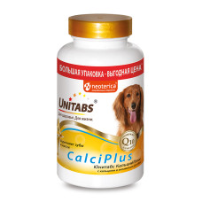 ЮНИТАБС CalciPlus c Q10 КальцийПлюс для собак 200 таб U2042