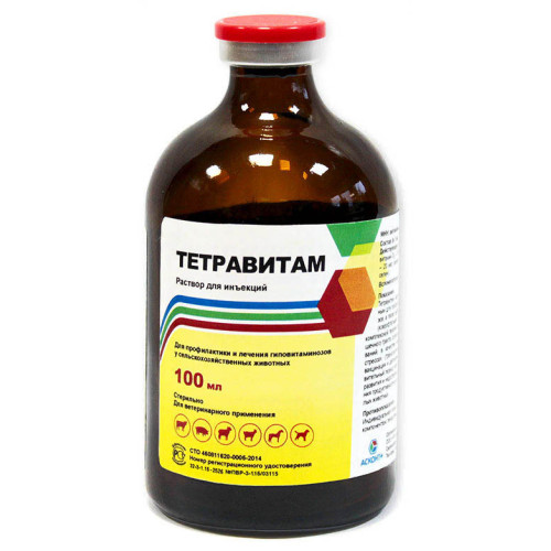 Тетравитам р-р д/ин, 100мл