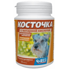 Косточка Янтарная кислота минерально-витамин. добавка д/соб. 100 таб.