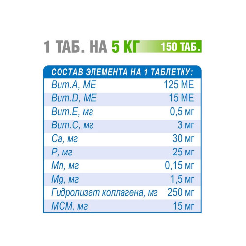 POLIDEX Гелабон плюс д/собак 150т