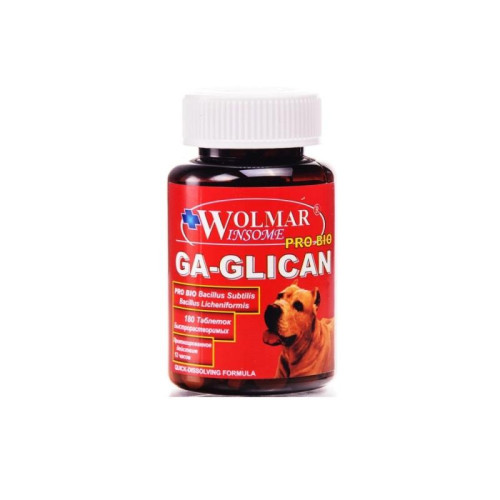 ВОЛМАР Pro Bio GA-GLICAN синергический хондропротектор д/собак, 180т