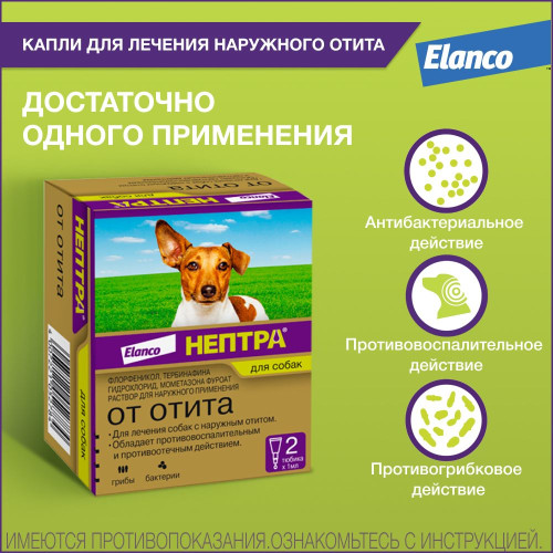 Нептра раствор для лечения отитов 1мл №2