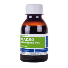 Масло камфорное 10% 100мл