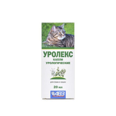 УРОЛЕКС капли урологические д/кошек и собак 20мл.