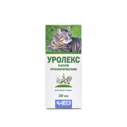 УРОЛЕКС капли урологические д/кошек и собак 20мл.