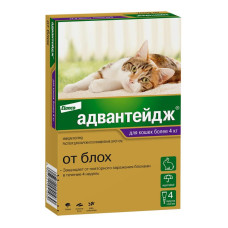 Адвантейдж 80 Капли для кошек свыше 4кг 0,8мл №4