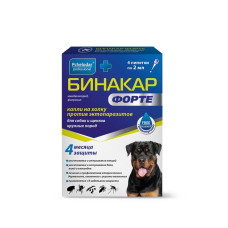 Бинакар Форте капли на холку для собак и щенков крупных пород 2 мл №4