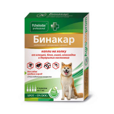 Бинакар.Капли на холку инсектоакарицидные для средних собак, 1мл №4
