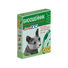 Ошейник БИО Доктор Зоо от блох д/кошек и мелк.собак, 35см, зелёный