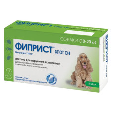 ФИПРИСТ Спот он д/с 10-20 кг, пип.№3 1,34мл