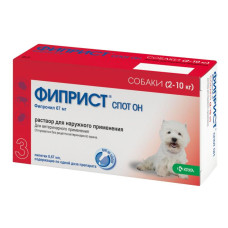 ФИПРИСТ Спот он д/соб. 2-10 кг, 0,67мл №3
