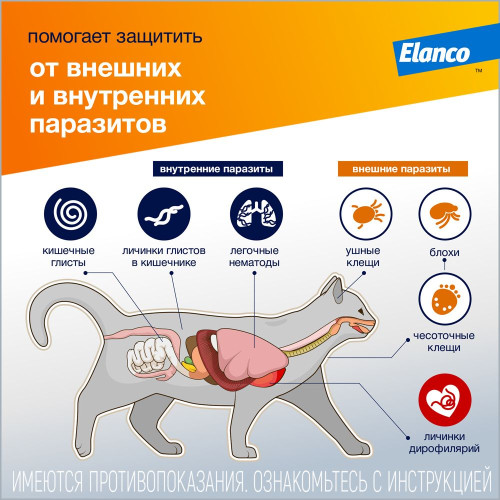 Адвокат. Капли для кошек весом более 4 кг 0,8 мл №3