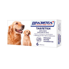 ПРАЗИТЕЛ плюс таблетки д/собак массой от 20 кг №6