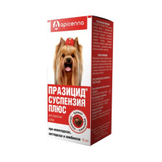 ПРАЗИЦИД ПЛЮС суспензия антигельминтнaя д/собак, фл.10мл