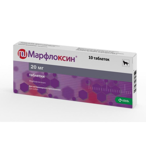 Марфлоксин 20мг, 10табл