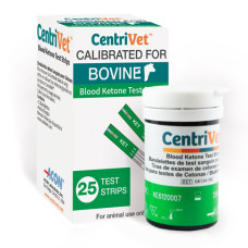 CentriVet Тест-полоски на КЕТОНЫ  CentriVet CE 25шт/упак для КРС