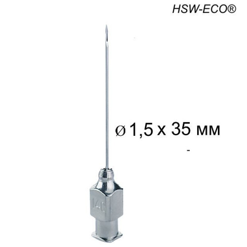 Игла Luer-Lock 1.5*35 ECO Henke