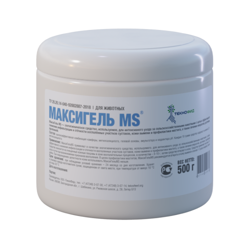 МаксиГельMS д/ухода за выменем, банка 500 г