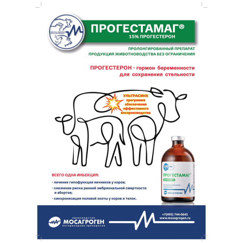 ПРОГЕСТАМАГ пролонгированная суспензия, 100мл