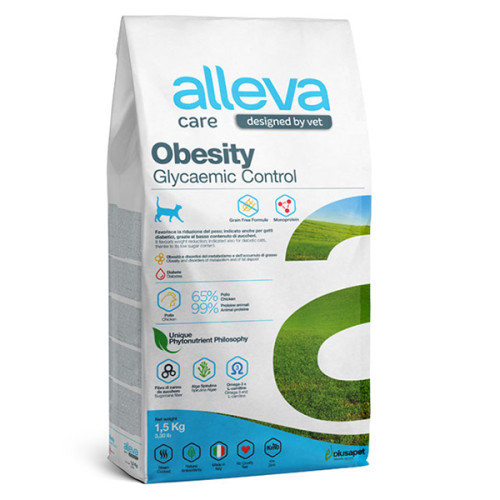 Корм для кошек Alleva Obesity Control 1,5 кг