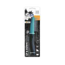 M-PETS Расческа с короткими и длинными зубцами, 22 см