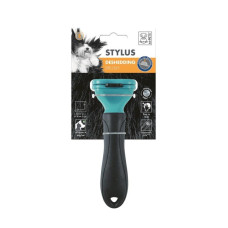M-PETS Щетка-дешеддер для вычесывания кошек и собак, размер S, 5,5x16 см