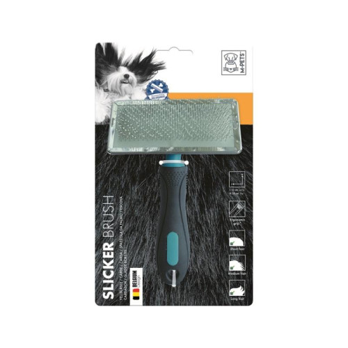 M-PETS Щетка-сликер (пуходерка) SLICKER BRUSH, 12х18 см