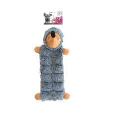 M-PETS Игрушка мягкая для собак Ежик ERIZO длинный, цвет серый, 43 см