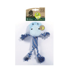 M-PETS Игрушка мягкая для собак Бегемотик Коко ECO COCO, 33 см
