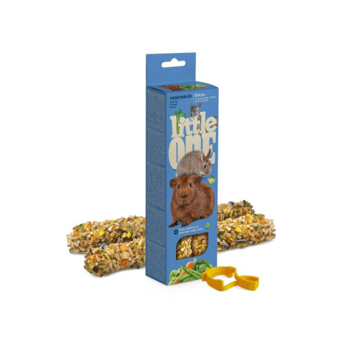 Палочки Little One для морских свинок, кроликов и шиншилл с овощами, 2х60 г