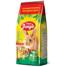 Корм Happy Jungle для кроликов, 900 г 