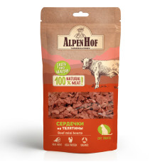 Лакомство AlpenHof Сердечки из телятины для кошек, 50 г