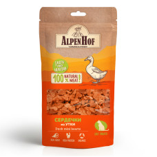 Лакомство AlpenHof Сердечки из утки для кошек, 50 г