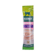  Крем-суп TitBit с кусочками кролика для кошек, 10 г