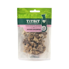 Легкое кроличье TitBit, сушеное лакомсто для кошек, 10 г