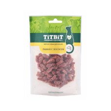 Рыбки с лососем TitBit для кошек, мягкие снеки,  50 г