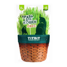 Трава TitBit для кошек, овес, 60 г