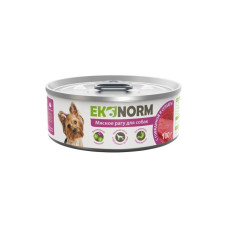 Четвероногий гурман Ekonorm Мясное рагу консервы для собак с говядиной и сердцем, 100 г