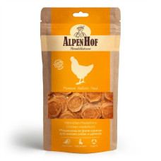 Лакомство AlpenHof Медальоны из курицы для мелких собак и щенков, 50 г