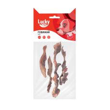 Лакомство для собак Lucky bits говяжий бас, 50 г