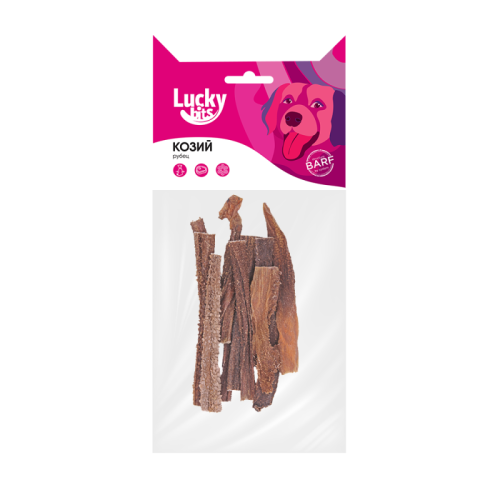 Лакомство для собак Lucky bits козий рубец, 40 г 