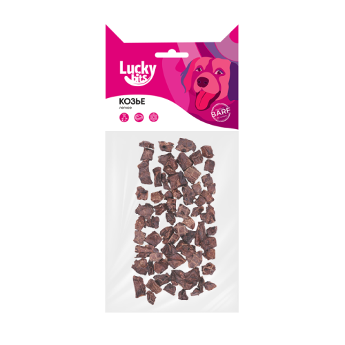 Лакомство для собак Lucky bits козье легкое, 40 г 