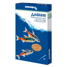 ДАФНИЯ природный корм для мелких рыб, 15 г