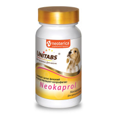 ЮНИТАБС Neokaprol Кормовая добавка от поедания фекалий для собак и щенков, таблетки, № 100