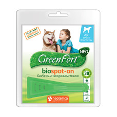 GreenFort NEO для собак более 25 кг, капли на холку, 2,5 мл