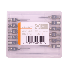 Игла многоразовая ECO Henke, 1,5х15 мм, Luer-Lock, 12 шт.